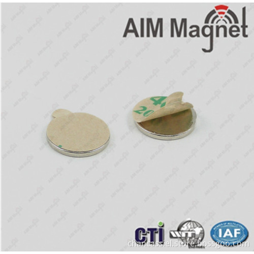 N42 neoydmium magnet with 3m adhesive for packing